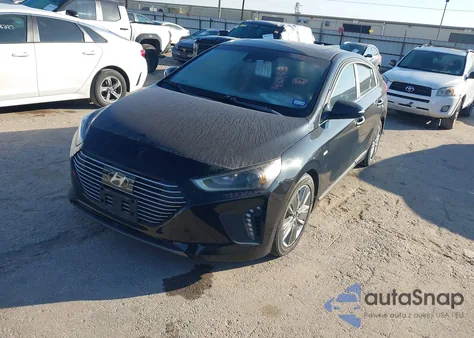 2017 Hyundai Ioniq Hybrid Limited from USA, damaged, VIN KMHC05LCXHU026072